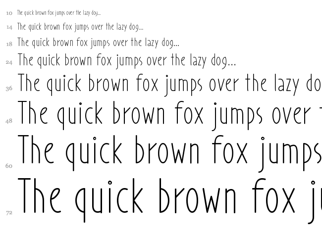 Prohandy font waterfall